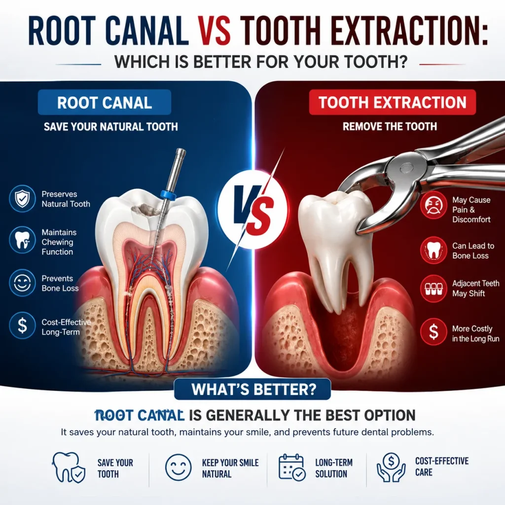 Root Canal vs Tooth Extraction: Which is Better for Your Tooth?