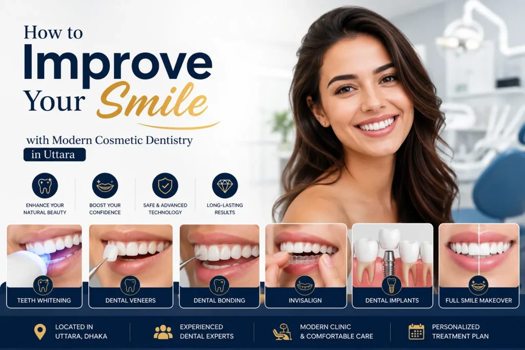 How to Improve Your Smile with Modern Cosmetic Dentistry in Uttara