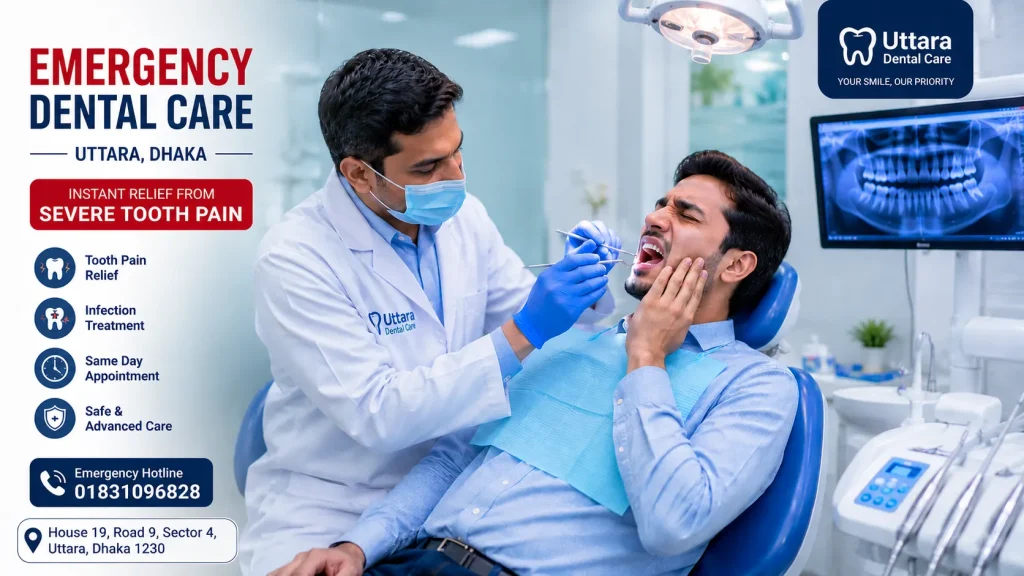 Severe Tooth Pain? Signs You Need Emergency Dental Treatment in Uttara